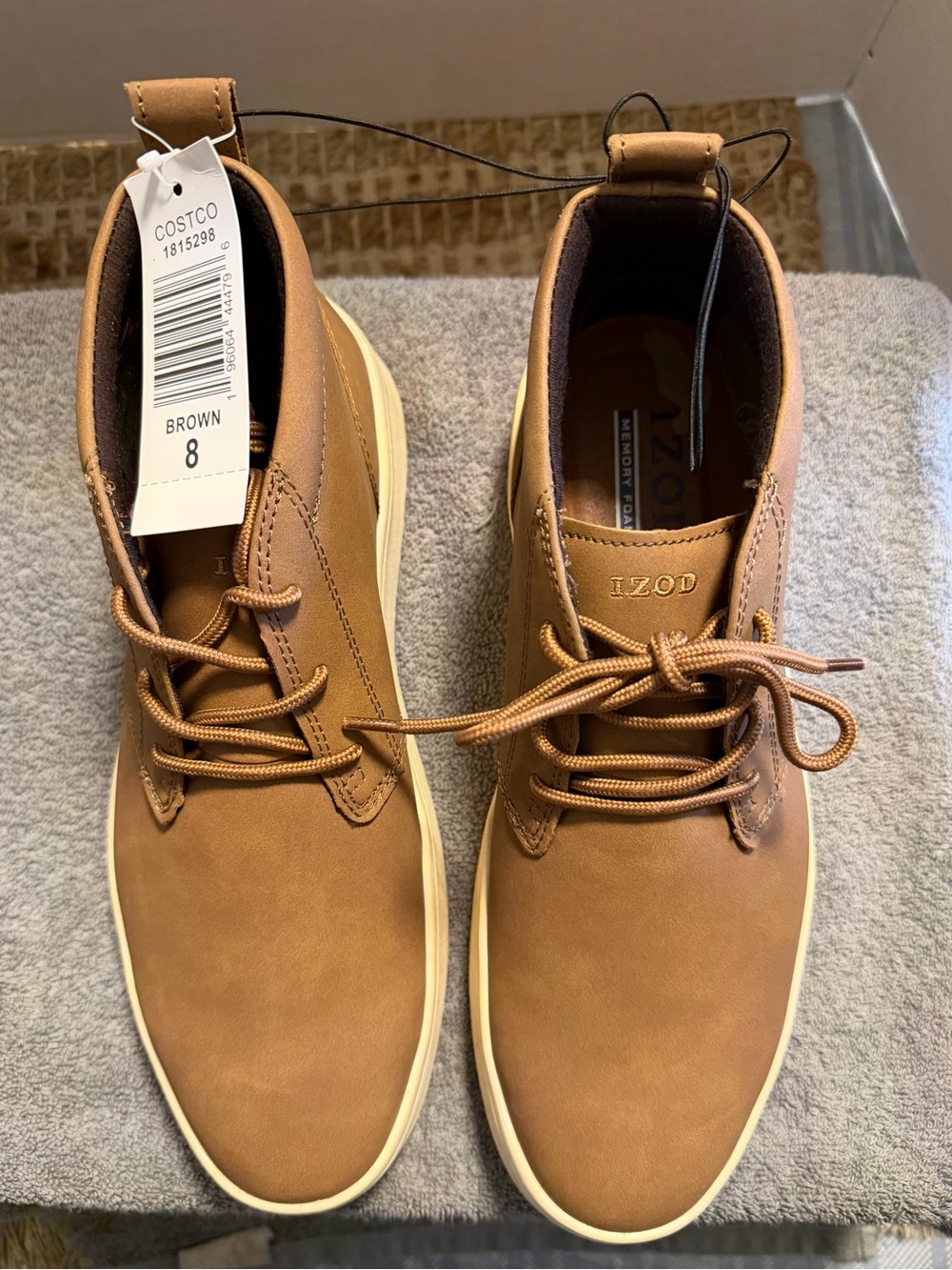 Synthetic Upper IZOD Palmer Chukka Boots Size 8M NWT